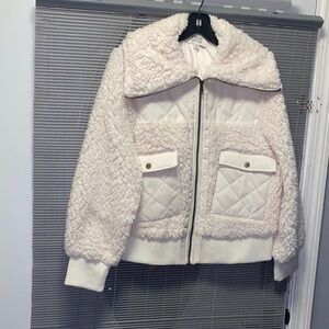 FRYE AND CO. Cream Teddy Jacket